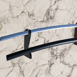 GrimmJow-Sword-and-Scabbard-On-Stand.png Fichier STL Épée Grimmjow avec fourreau et support de katana・Objet pour impression 3D à télécharger, GoldenBoyEngineering