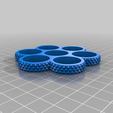 f8f07c9148ce3745f737d1d11b25aa12.png Knurled Tri-Spinner EDC Fidget Widget / Triple Bearing Spinner (Customizable)