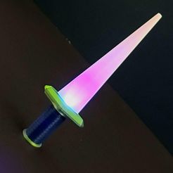 20231028_131919.jpeg Light Up Mini Sword (Uses Balloon Lights) - COMMERCIAL LICENSE