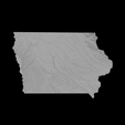 1.png Topographic Map of Iowa – 3D Terrain