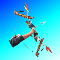 bow-promo.png Aloy's Bow | Horizon Zero Dawn | Horizon Forbidden West | Weapon Prop and Arrow Heads | By CC3D