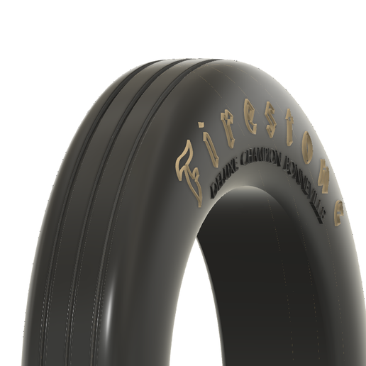 🛞 Firestone Deluxe Champion Bonneville Tires / Tyres・ STL