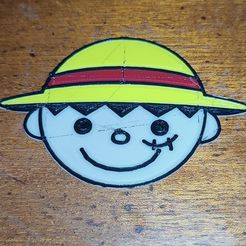 330799642_665278442052779_8219795829457018057_n.jpg Datei STL Luffy One Piece - Multicolour pin 1 fusor・Design für 3D-Drucker zum herunterladen