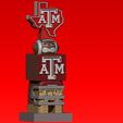 gfhghj.jpg TIKI TOTEM - Texas A&M Aggies - 3d print - CNC - NCAA