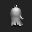 r_5.jpeg Kawaii Ghost Keychain - Spooky Mini STL Model for 3D Printing