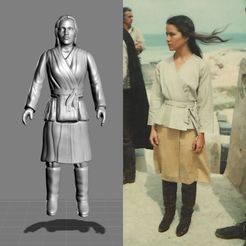 Camie-main.jpg Fichier STL FIGURINE VINTAGE STAR WARS STYLE KENNER CAMIE LONEOZNER・Objet pour imprimante 3D à télécharger