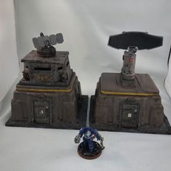 Pre-Fab Bunker Lookout for top of building - WH40k