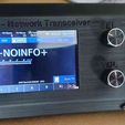 eingeschaltet.jpg Gehaeuse 3,5" LCD fuer DVPI Netzwerk-Transceiver, mit Lautspecher und Luefter