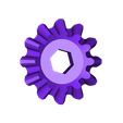 Gear, Crown, Axle.stl Free STL file Nutcracker Pin Walker・Model to download and 3D print