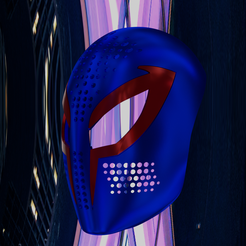 2099-V4.png Spider-Man Across The Spiderverse 2099 Face Shell