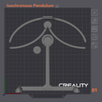 Print_Layout.png Isochronous Pendulum Desk Toy (Constant Period/Cycloidal/Tautochronous Pendulum)