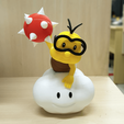 Capture d’écran 2018-05-15 à 09.33.04.png STL-Datei Lakitu from Mario games - Multi-color kostenlos・3D-druckbares Design zum herunterladen