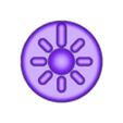 orbit_hub_cap.stl Fidget spinner multisensoriale con ingranaggi planetari ORBIT. Giocattolo OpenSCAD parametrico stampato in loco con numeri in braille, cappucci celesti tattili e feedback acustico