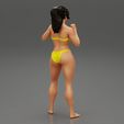 Girl-0003.jpg 穿着比基尼摆出自信姿势的女性 3D 打印模型