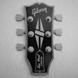 4.jpg Gibson Guitar Headstock - Key Hanger / Wall Art