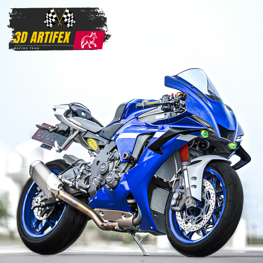 ️ Racing Winglets for Yamaha R1/R1M | Aero Performance・ STL File for 3D ...