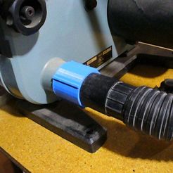 P1010886.JPG Free STL file Delta Bandsaw to Ridgid Shop Vac - Adapter・3D print design to download, DIY3DTech