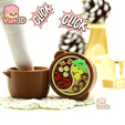 Yum3D-Cozy Hotpot Fidget Clicker Keychain_01.png Yum3D Cozy Hotpot Fidget Clicker Keychain - Cute Backpack Keychain