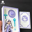 2.jpg Luna The Little Mage Set | Cute Wizard Magician | Flexi | Print In Place