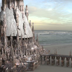 desert-conan.2042.png Archivo OBJ Estructura del Gran Palacio Hiboriano Bárbaro Abovedado・Objeto de impresión 3D para descargar