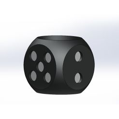 Başlıksız-1.jpg Fichier STL Vase à fleurs en dés・Idée pour impression 3D à télécharger