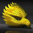 default.167.jpg STL file Squid Game Mask - Vip Eagle Mask Cosplay 3D print model・3D printable model to download