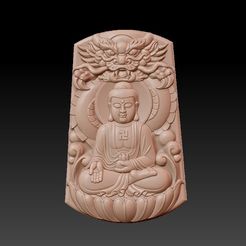 Buddha_with_dragon_background1.jpg Télécharger fichier STL gratuit Bouddha avec fond de dragon • Design imprimable en 3D, stlfilesfree