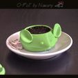 opot - 2.jpg STL file O-Pot - Tiny self- watering Pot・3D printable design to download