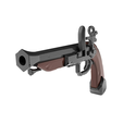 2.png Sailor Pistol - Sea of Thieves - Printable 3d model - STL + CAD bundle - Personal Use