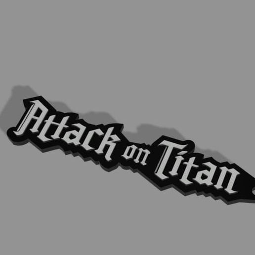 🗝️ Attack on titan・Free 3D File for 3D printing・Cults