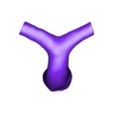 STL_Pulmonary_trunk.stl 3D Heart Anatomy with Codominance