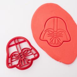 cortador_darth_vader.jpg STL file Darth Vader Cookie Cutter・Template to download and 3D print