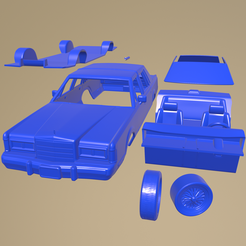 b21_005.png Fichier STL Lincoln Town Car 1989 VOITURE IMPRIMABLE EN PIÈCES SÉPARÉES・Design pour imprimante 3D à télécharger