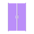 Doors.stl 1/10 SCALE 2 DOOR SHOP/GARAGE CABINET