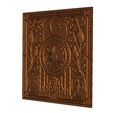 ot3.jpg Ottoman Islamic Relief STL File | Turkish Wall Art 3D Model | Mosque CNC Carving STL | Laser Engraving & 3D Printing Download