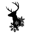 Näyttökuva-2021-11-06-161444.png Christmas Snowflake Reindeer Wall Decor