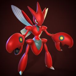 scizor.jpg STL-Datei Scizor-Pokemon・Design für 3D-Drucker zum herunterladen