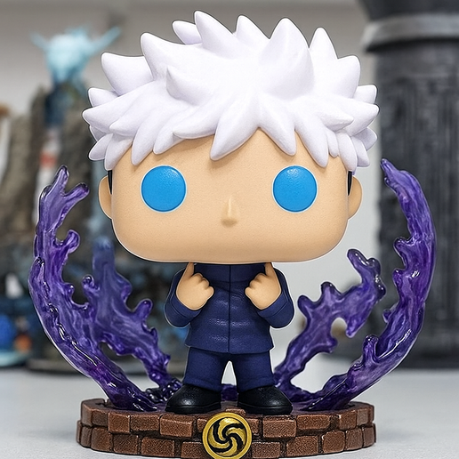 🌀 Satoru Gojo | Jujutsu Kaisen | Chibi-Style | 3D Print Model 🌀・ STL ...