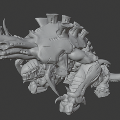 exocrine.PNG Free STL file Epic Tyranid Exocrine・3D printing idea to download