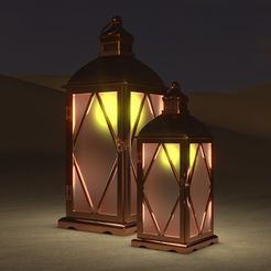 1.jpg Download OBJ file Traditional Arabic Lanterns • 3D printer object, waelmoussa