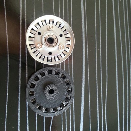 Mechanical piece 3D model preview