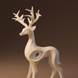 deer_1_render.png Minimalist deer figurine