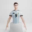 Julian1.png Julian Alvarez Bust Argentina National Team