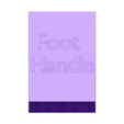 foot handle2.stl Foot Handle