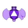 Axe keychain back.stl Llavero D20 nº 1