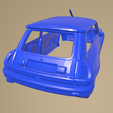 a009.png RENAULT 5 TURBO 1980 PRINTABLE  CAR BODY WITH WINDOW GLASSES