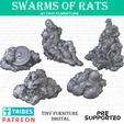 Rats_Tribes.png STL file Swarms of Rats・3D printing template to download