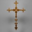 a - vay AE oO) / Gothic Master Cross, Celtic, Medieval, Scepter, Staff