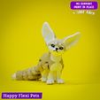 Fennec_flexi_toy_5.jpg Fennec fox realistic articulated flexi toy (#41)