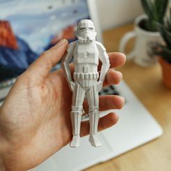 lowpoly_starwars_stormtrooper1.jpg Free STL file Low-Poly Toy・3D printable design to download